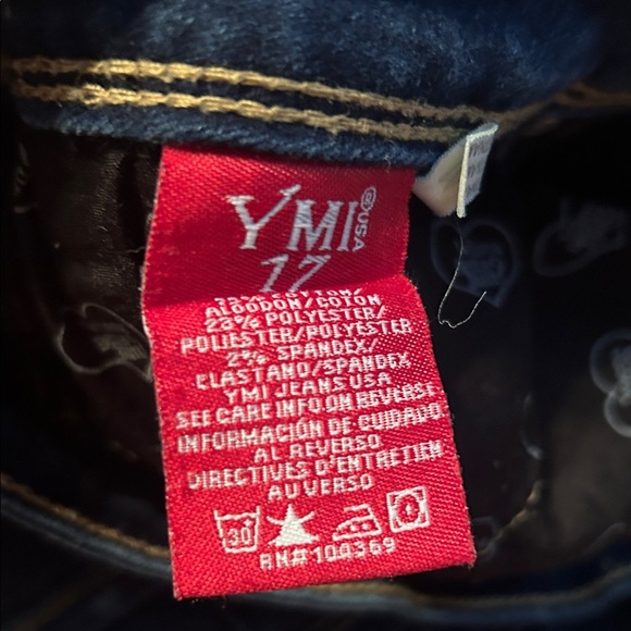 YMI Women's Dark Blue Skinny Jeans - Picture 8 of 8